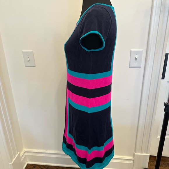 Lilly Pulitzer Knit Geometric Graphic Sweater Dress Medium - Picture 4 of 7